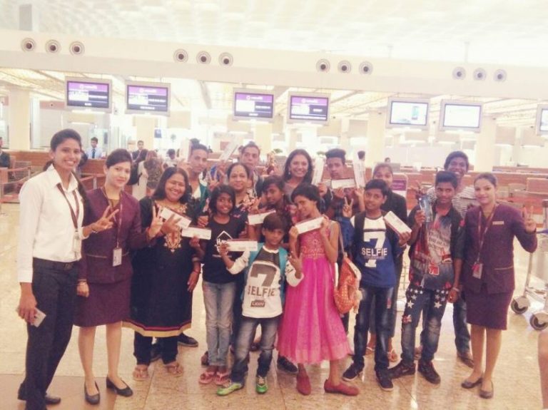 A Happy Initiative – Vistara Invites Children Of Happy Feet Home From Mumbai For A Joy Ride