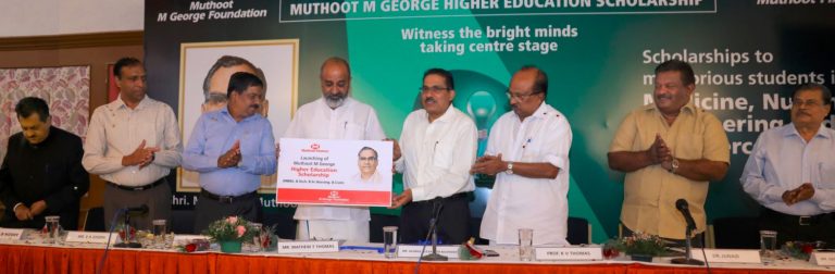 Muthoot M George Foundation Felicitates Scholarships to Students for Higher Studies