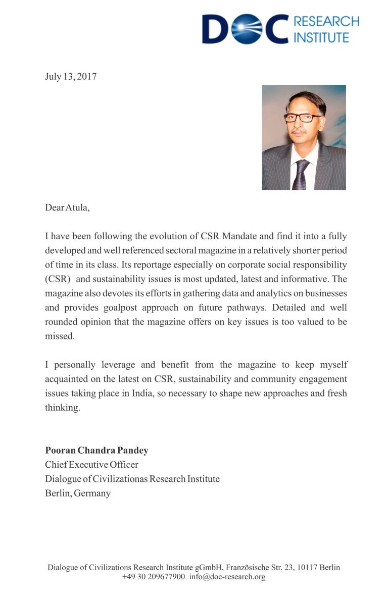 DOC Research Institute – Pooran Chandra Pandey