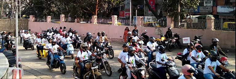 Bike Rally by Omega Healthcare and Multiple Sclerosis Society of India to Increase Awareness on Multiple Sclerosis