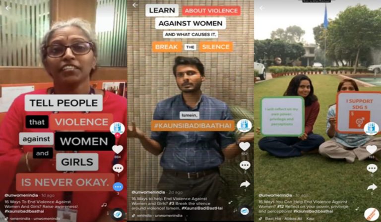 UN Women India and TikTok Unite to Break the Silence, End Violence Against Women