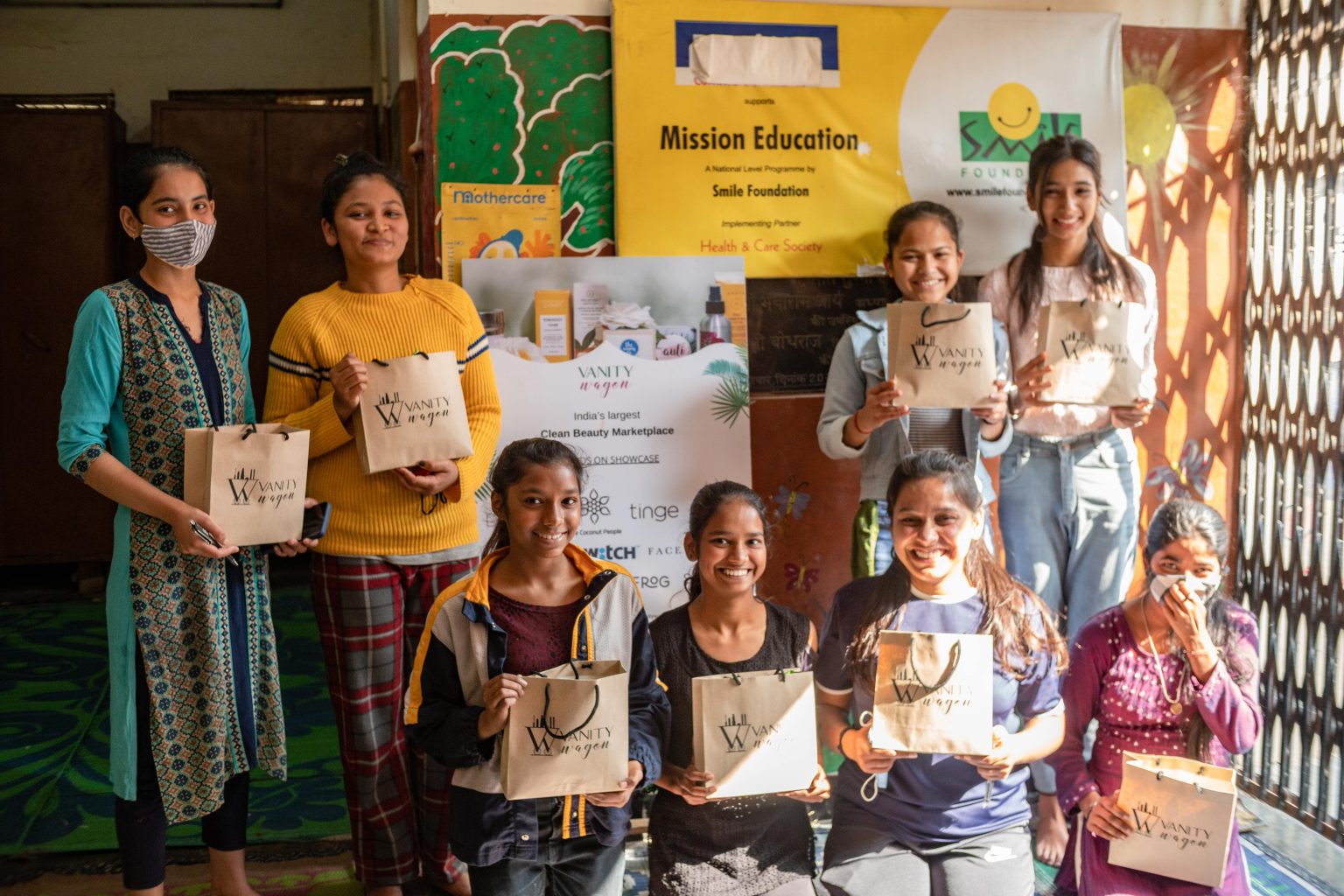Vanity Wagon Celebrates Women’s Day with Smile Foundation CSR Mandate