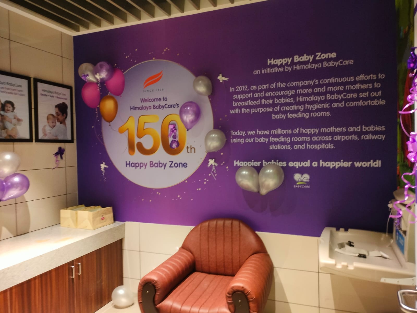 Himalaya BabyCare Installs 150th Baby Feeding Room At Kempegowda himalaya-babycare-installs-150th-baby-feeding-room-at-kempegowda