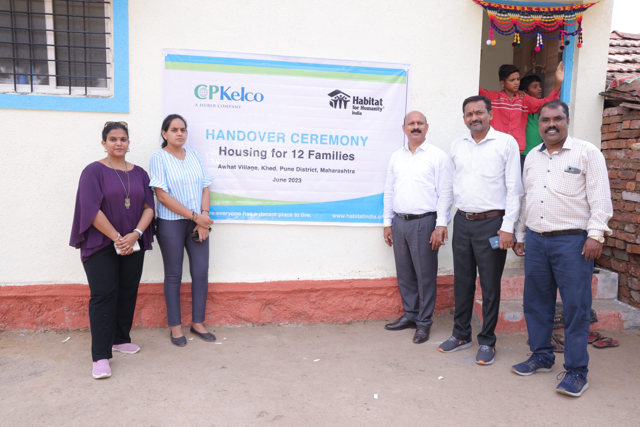 Habitat for Humanity India and CP Kelco Enhance Housing and School