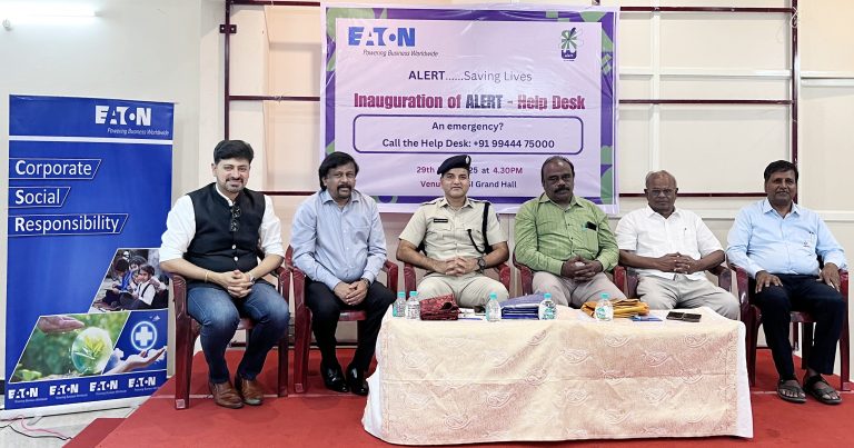 Eaton Supports the Launch of ALERT Helpdesk in Puducherry, Enhancing Emergency Response Access for Citizens
