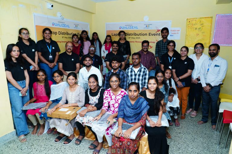 QualiZeal Balances Global Growth and Local Impact through Digital Access CSR Initiative with Nirmaan